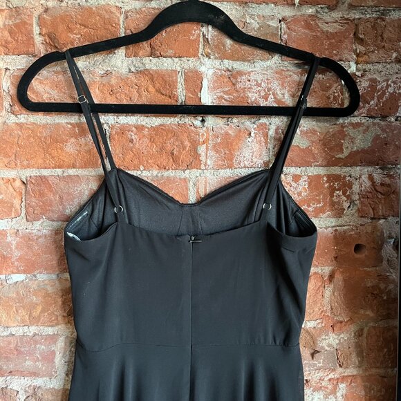 XS | Lulu's | NWT | Cause for Commotion Black Pleated Bustier Maxi Dress - Picture 8 of 10